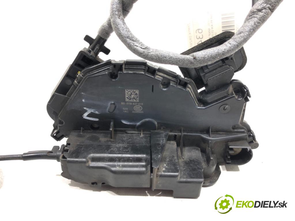VW GOLF VII Variant (BA5, BV5) 2013 - 2022    1.6 TDI 85 kW [115 KM] olej napędowy 2016 - 2022  zámok dveře levý přední část 5TB837015