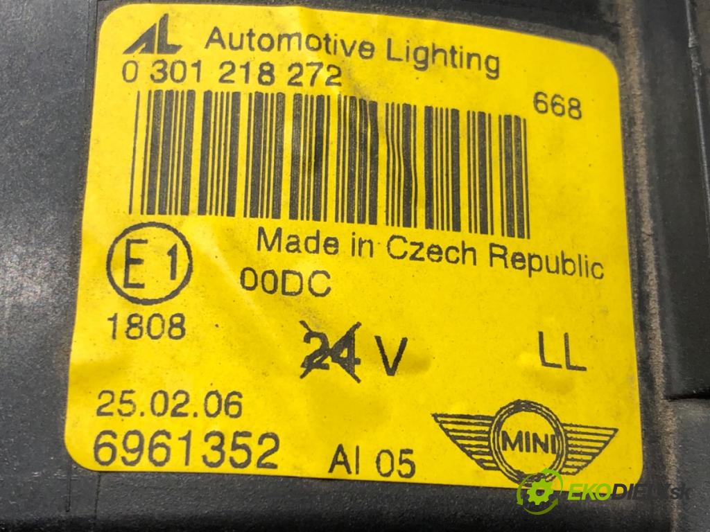 MINI MINI (R50, R53) 2001 - 2006    Cooper 85 kW [116 KM] benzyna 2001 - 2006  Svetlomet pravy predný XENON 6961352