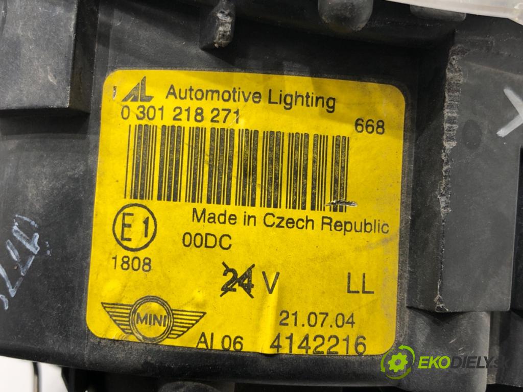 MINI MINI (R50, R53) 2001 - 2006    Cooper 85 kW [116 KM] benzyna 2001 - 2006  Svetlomet ľavy predný XENON 0301218271