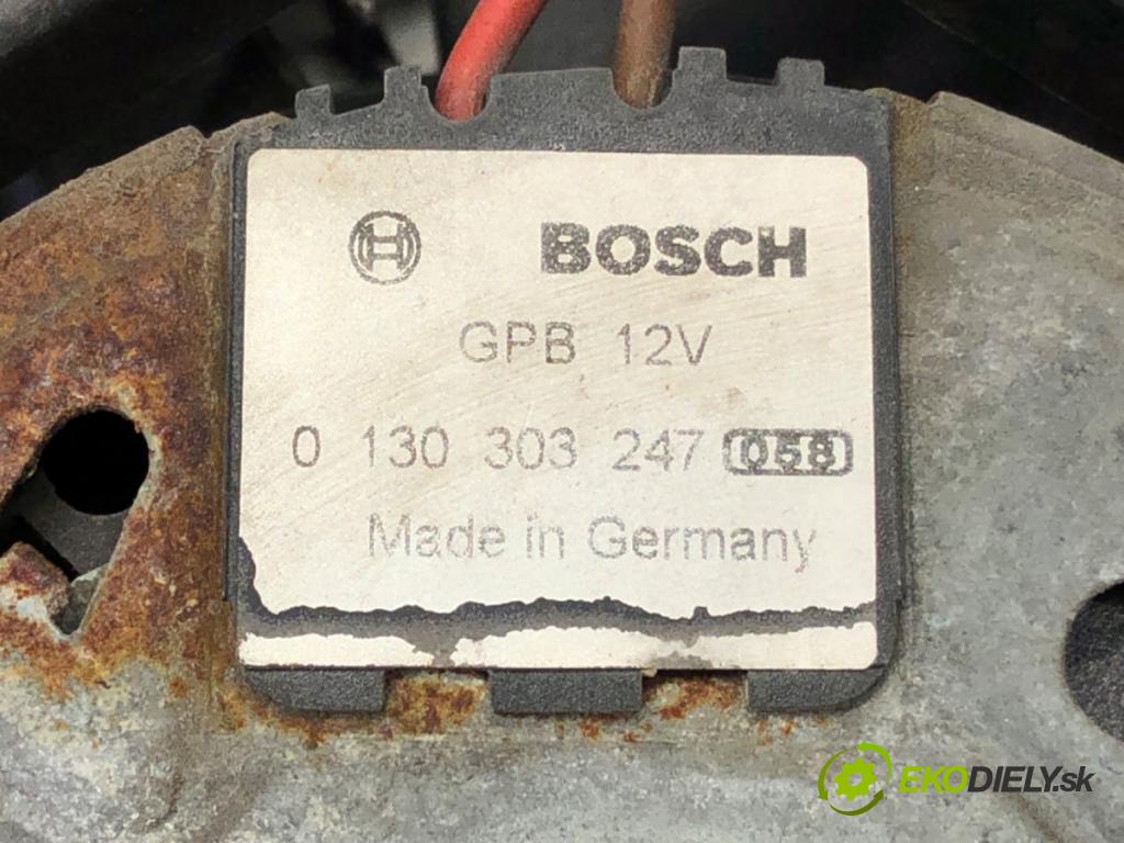 OPEL ASTRA G liftback (T98) 1998 - 2009    1.6 16V (F08, F48) 74 kW [101 KM] benzyna 1998 - 2005  Ventilátor klimatizácie 0130303247 (Ventilátory chladičov klimatizácie)