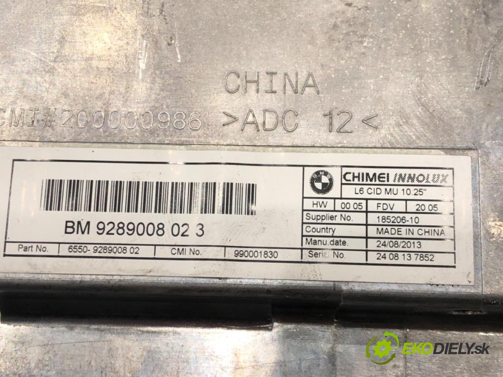 BMW 5 (F10) 2009 - 2016    520 d xDrive 135 kW [184 KM] olej napędowy 2013 - 2014  Dislpej 9289008 (Prístrojové dosky, displeje)