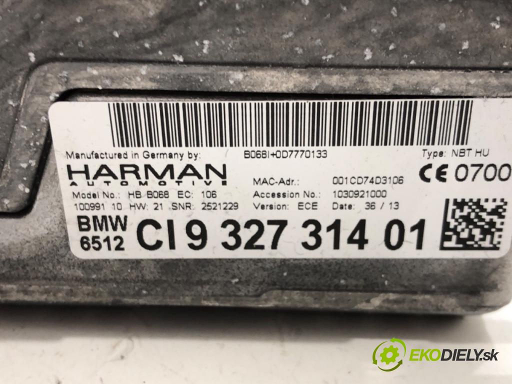 BMW 5 (F10) 2009 - 2016    520 d xDrive 135 kW [184 KM] olej napędowy 2013 - 2014  RADIO 9327314 (Audio zariadenia)