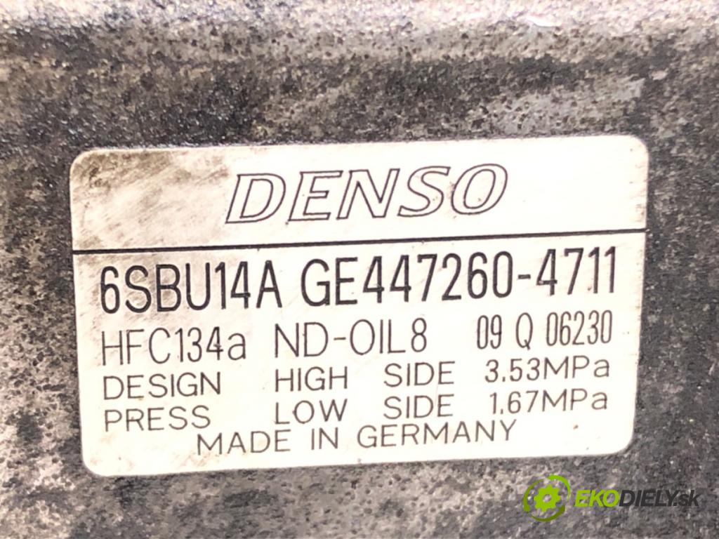 BMW 5 (F10) 2009 - 2016    520 d xDrive 135 kW [184 KM] olej napędowy 2013 - 2014  kompresor klimatizace 447260-4711 (Kompresory)