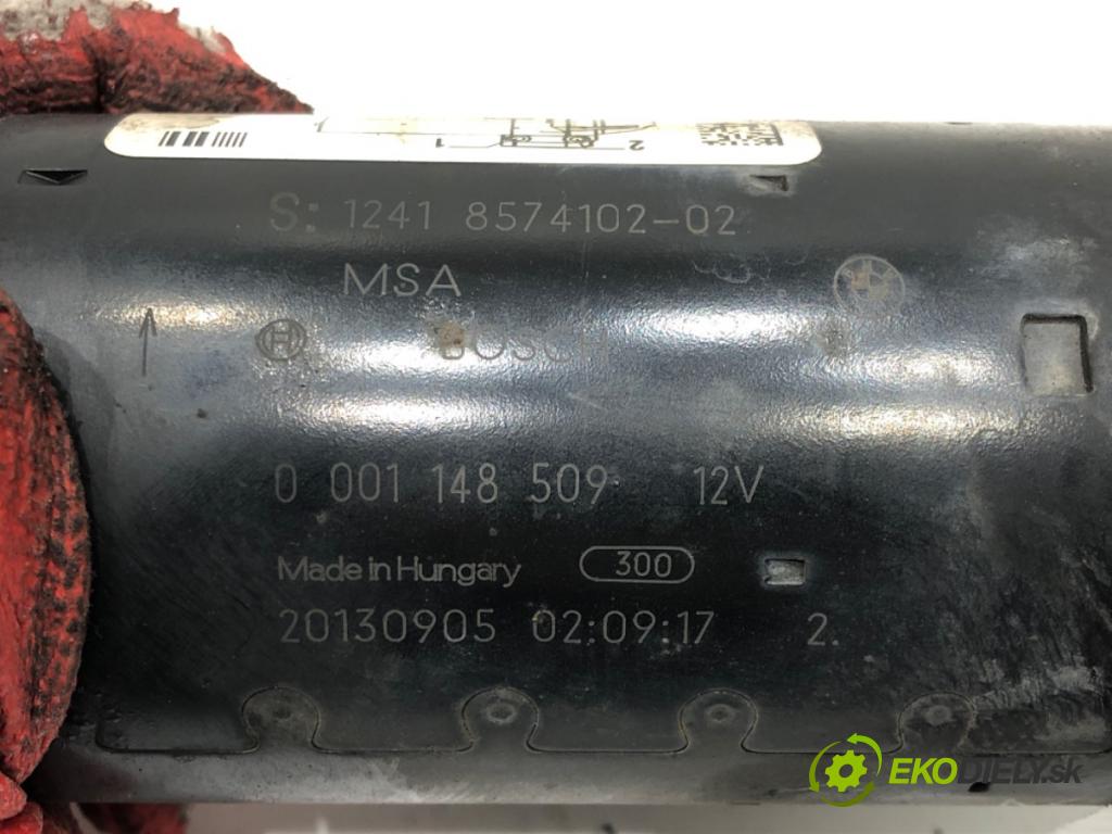 BMW 5 (F10) 2009 - 2016    520 d xDrive 135 kW [184 KM] olej napędowy 2013 - 2014  Štartér 0001148509 (Štartéry)