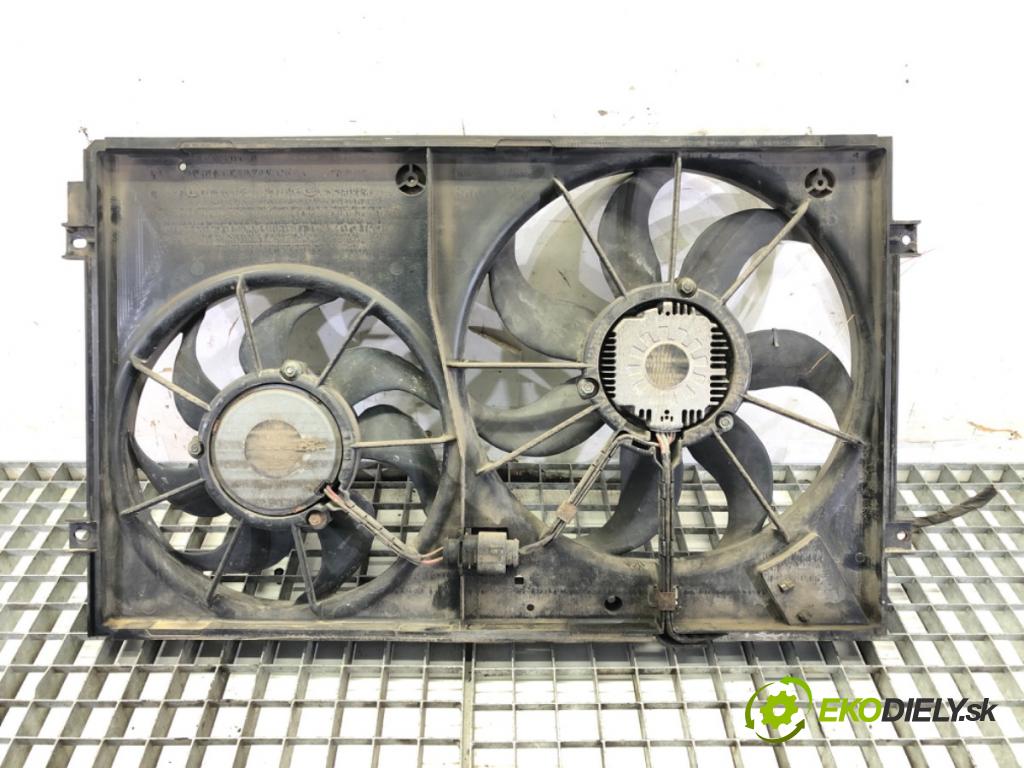 VW PASSAT B6 (3C2) 2005 - 2010    1.9 TDI 77 kW [105 KM] olej napędowy 2005 - 2010  Ventilátor chladiča 1K0121207T (Ventilátory)