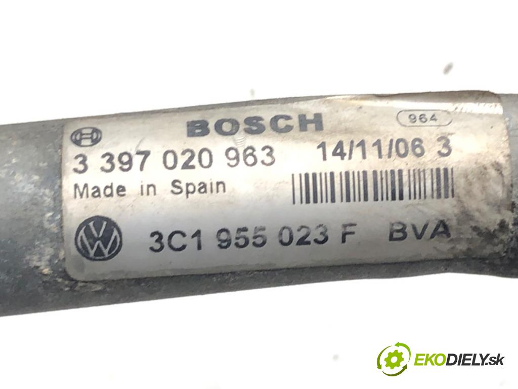 VW PASSAT B6 Variant (3C5) 2005 - 2011    2.0 TDI 103 kW [140 KM] olej napędowy 2005 - 2009  Mechanizmus stieračov predný 3C1955023F (Motorčeky stieračov predné)