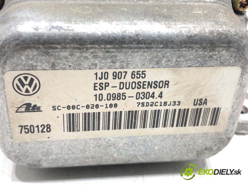 AUDI A3 (8L1) 1996 - 2006    1.9 TDI 74 kW [100 KM] olej napędowy 2000 - 2003  snímač ESP 1J0907655