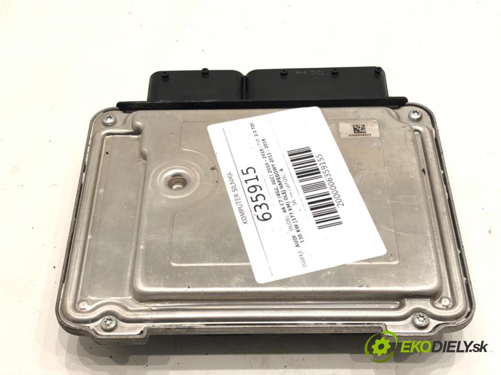 AUDI A6 C7 (4G2, 4GC) 2010 - 2018    2.0 TDI 130 kW [177 KM] olej napędowy 2011 - 2018  riadiaca jednotka Motor 03L906018LB (Riadiace jednotky)