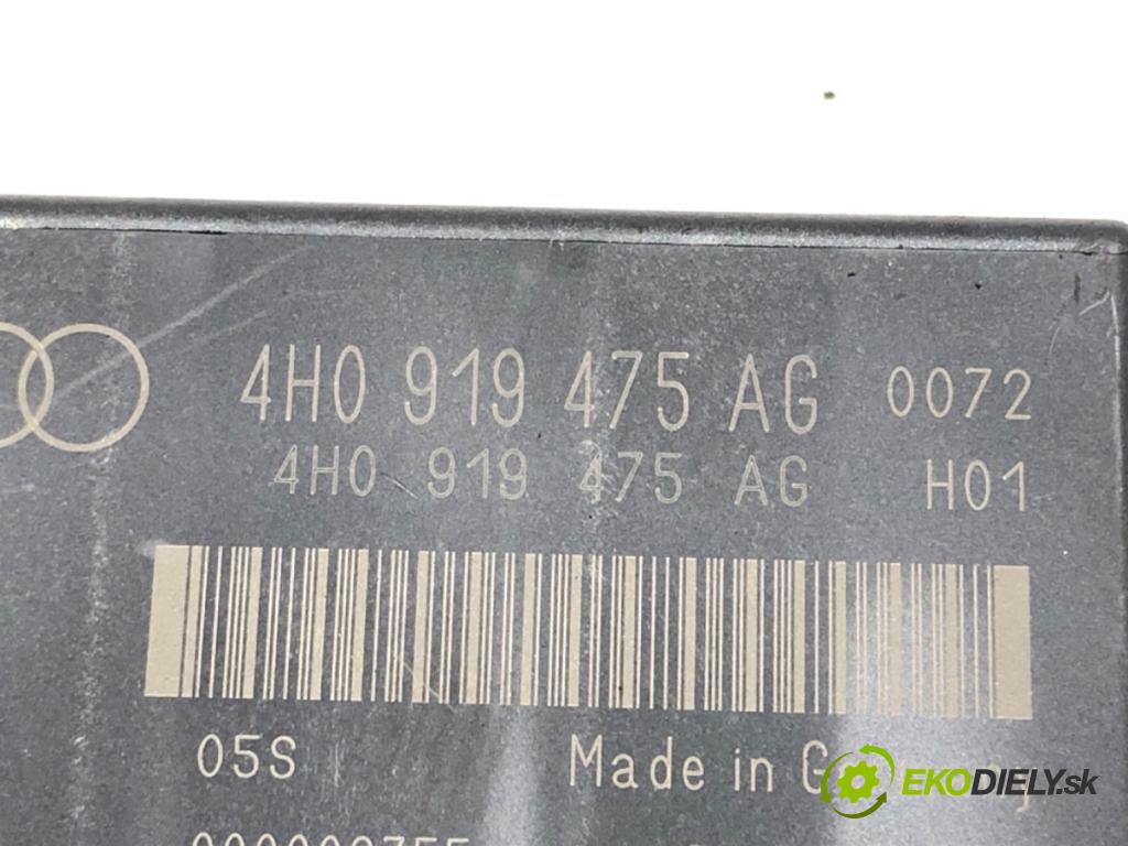 AUDI A6 C7 (4G2, 4GC) 2010 - 2018    2.0 TDI 130 kW [177 KM] olej napędowy 2011 - 2018  Modul PDC 4H0919475AG (Ostatné)