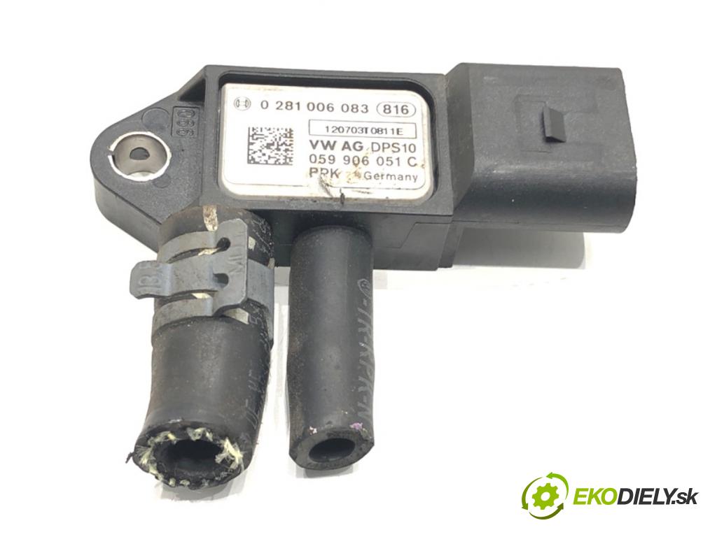 AUDI A6 C7 (4G2, 4GC) 2010 - 2018    2.0 TDI 130 kW [177 KM] olej napędowy 2011 - 2018  Snímač tlaku DPF 0281006083 059906051C