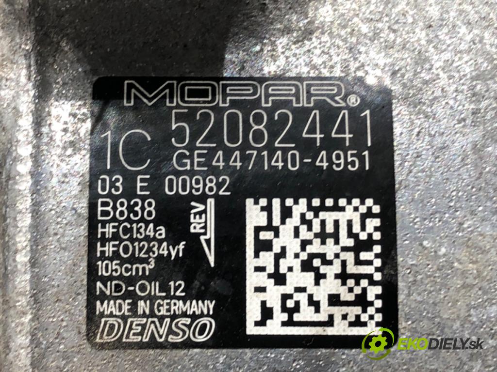 JEEP COMPASS (MP, M6) 2016 - 2022    1.3 2WD 110 kW [150 KM] benzyna 2020 - 2022  Kompresor klimatizácie 52082441 (Kompresory klimatizácie)