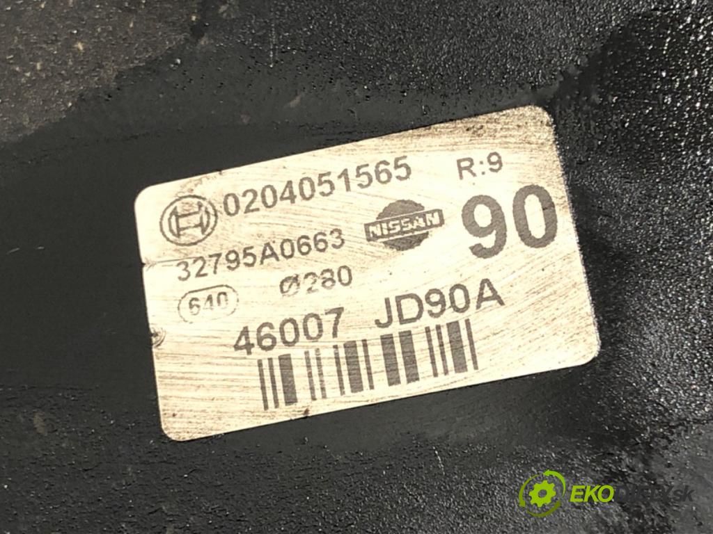 NISSAN QASHQAI / QASHQAI +2 I (J10, NJ10, JJ10E) 2006 - 2014    1.6 84 kW [114 KM] benzyna 2007 - 2013  Posilovač bŕzd 46007JD90A
