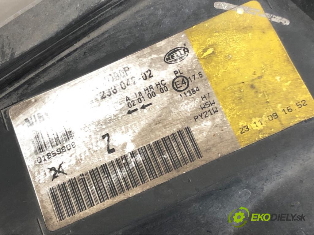 NISSAN QASHQAI / QASHQAI +2 I (J10, NJ10, JJ10E) 2006 - 2014    1.6 84 kW [114 KM] benzyna 2007 - 2013  Svetlomet pravy predný