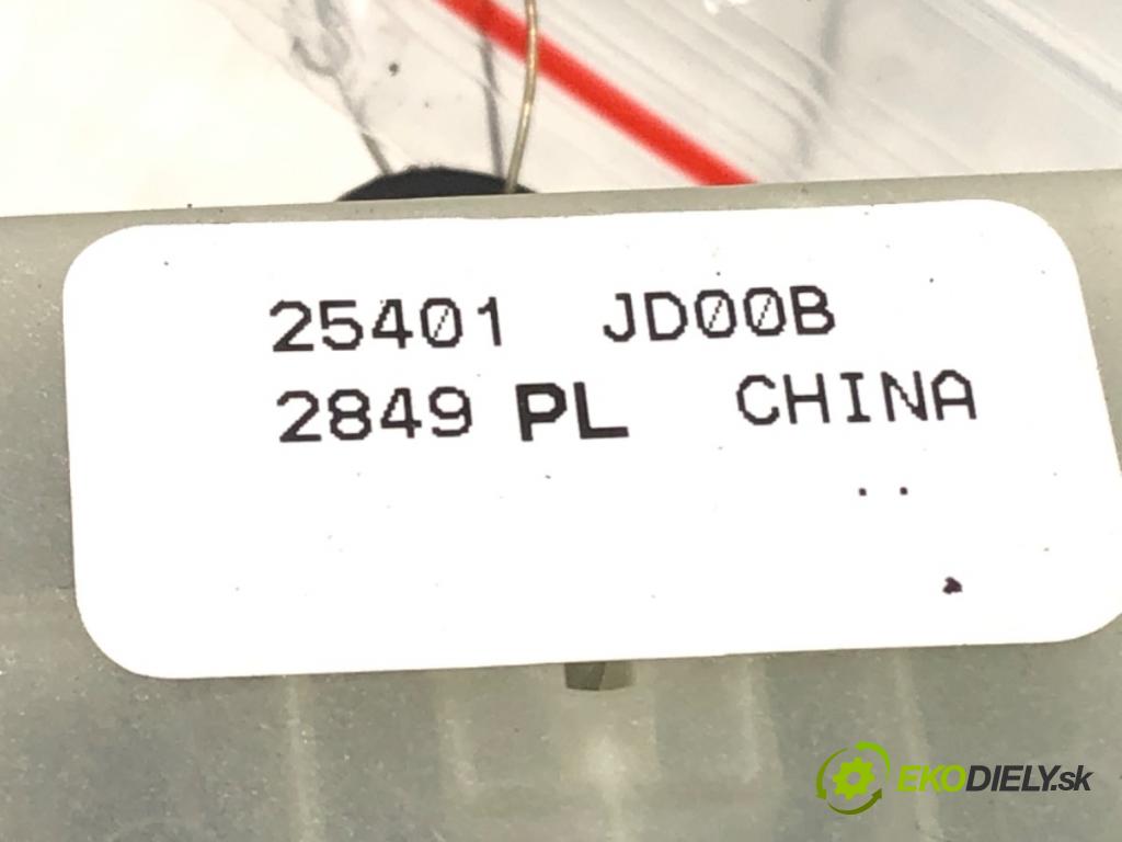 NISSAN QASHQAI / QASHQAI +2 I (J10, NJ10, JJ10E) 2006 - 2014    1.6 84 kW [114 KM] benzyna 2007 - 2013  Prepínač okien 25401JD00B (Prepínače, spínače, tlačidlá a ovládače kúrenia)
