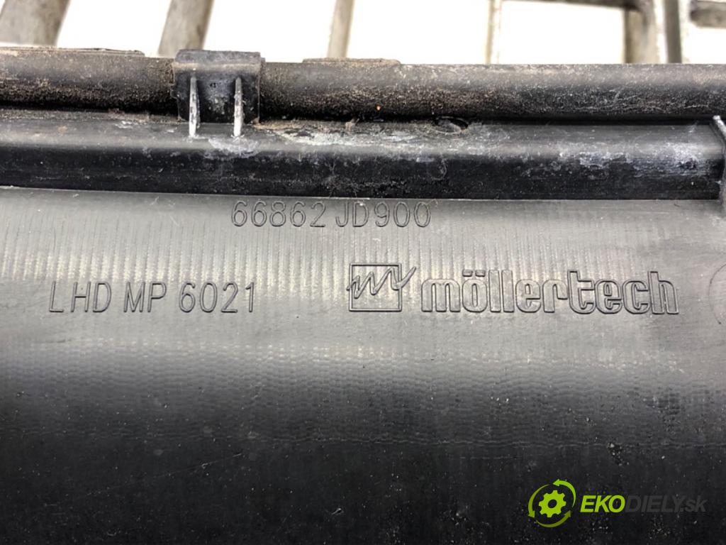 NISSAN QASHQAI / QASHQAI +2 I (J10, NJ10, JJ10E) 2006 - 2014    1.6 84 kW [114 KM] benzyna 2007 - 2013  Torpédo, plast pod čelné okno  (Torpéda)