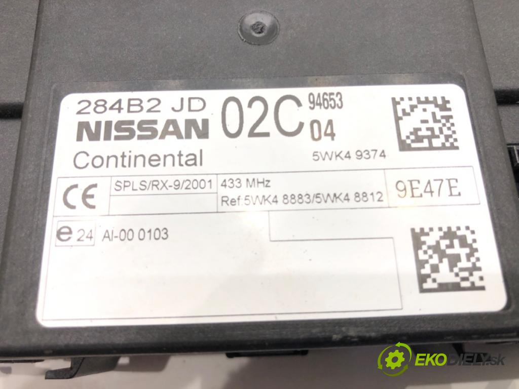 NISSAN QASHQAI J10 SUV 2009 84 kW 1.6 1598 modul BSI 284B7JD01B (Pojistková skříňka)