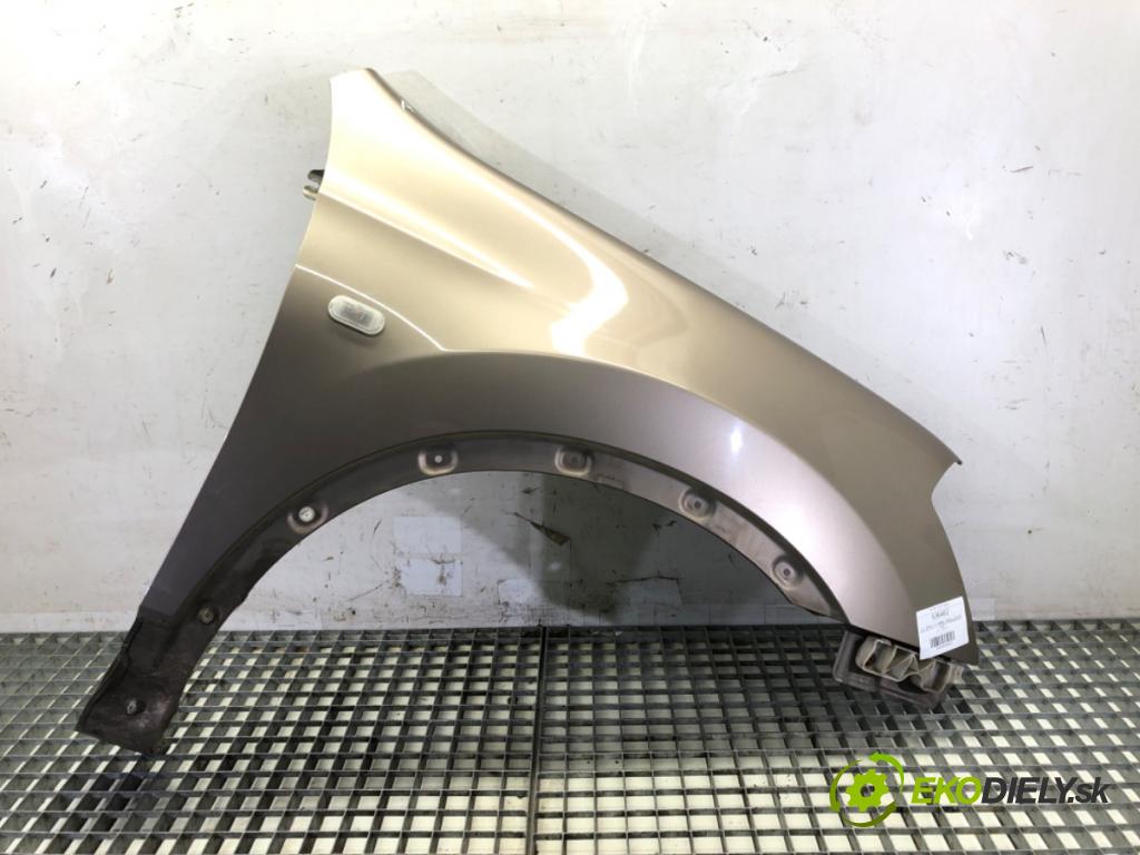 NISSAN QASHQAI / QASHQAI +2 I (J10, NJ10, JJ10E) 2006 - 2014    1.6 84 kW [114 KM] benzyna 2007 - 2013  blatník pravý přední část 