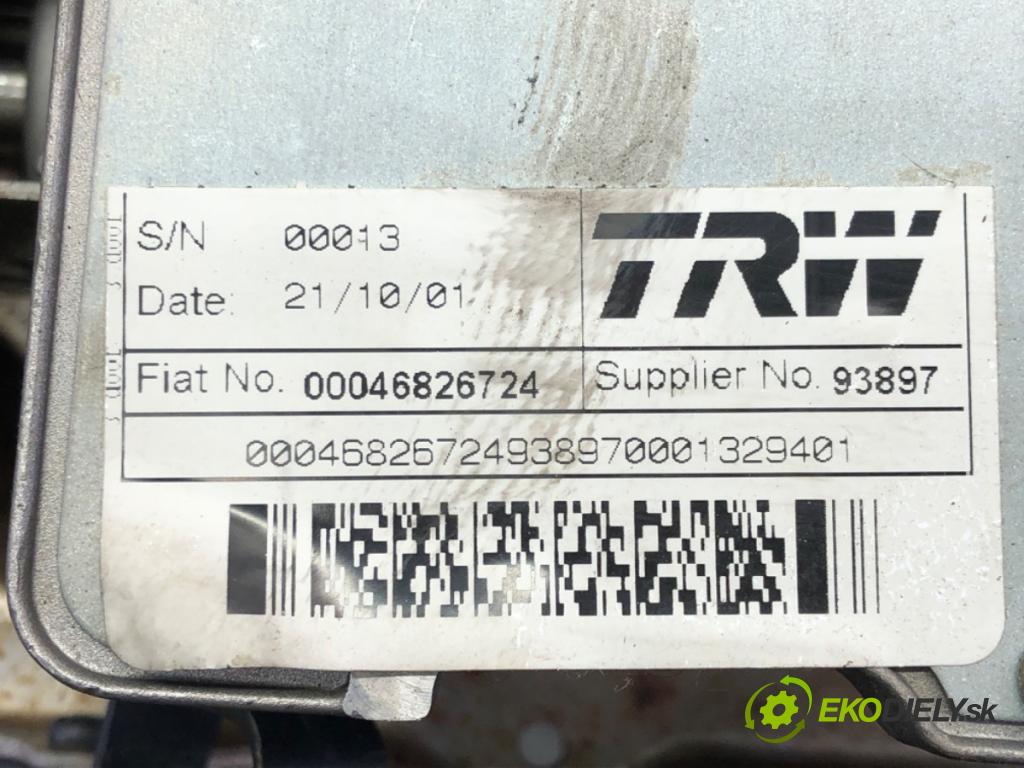 FIAT STILO (192_) 2001 - 2010    1.9 JTD (192_XE1A) 85 kW [115 KM] olej napędowy 2001 - 2006  Pumpa servočerpadlo 00046826724 (Servočerpadlá, pumpy riadenia)