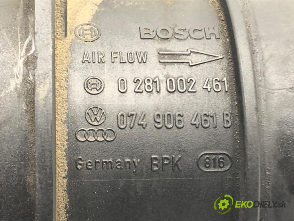 AUDI A4 B6 Avant (8E5) 2000 - 2005    1.9 TDI 96 kW [130 KM] olej napędowy 2001 - 2004  Váha vzduchu 074906461B (Váhy vzduchu)