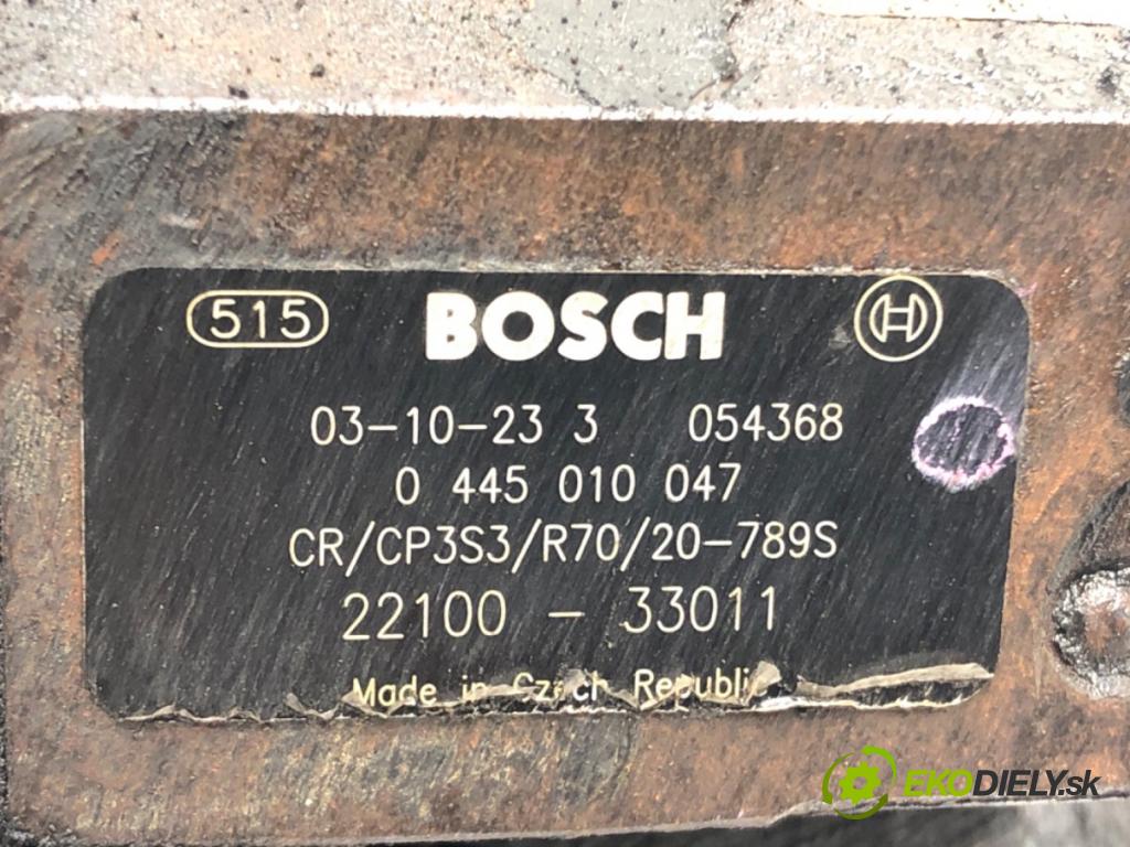 TOYOTA YARIS (_P1_) 1999 - 2005    1.4 D-4D (NLP10_) 55 kW [75 KM] olej napędowy 2001 - 2005  Pumpa vstrekovacia 22100-33011 (Vstrekovacie čerpadlá)