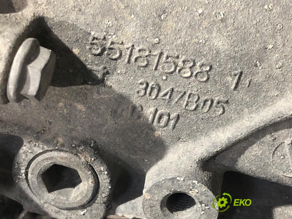FIAT PUNTO (188_) 1999 - 2012    1.4 70 kW [95 KM] benzyna 2003 - 2012  Prevodovka 55181588 (Prevodovky)