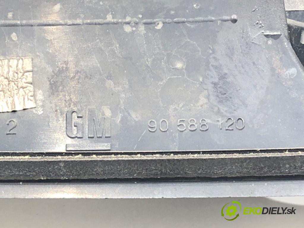 OPEL ASTRA G liftback (T98) 1998 - 2009    1.7 DTI 16V (F08, F48) 55 kW [75 KM] olej napędowy 2000 - 2005  mřížka maska 90588120 (Mřížky (masky) chladičů)