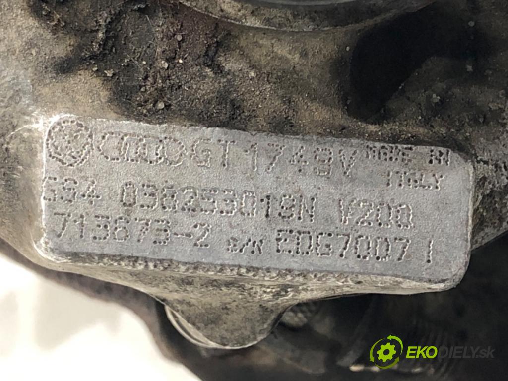 FORD GALAXY I (WGR) 1995 - 2006    1.9 TDI 85 kW [115 KM] olej napędowy 2000 - 2006  turbo 038253019N (Turbodúchadla (kompletní))