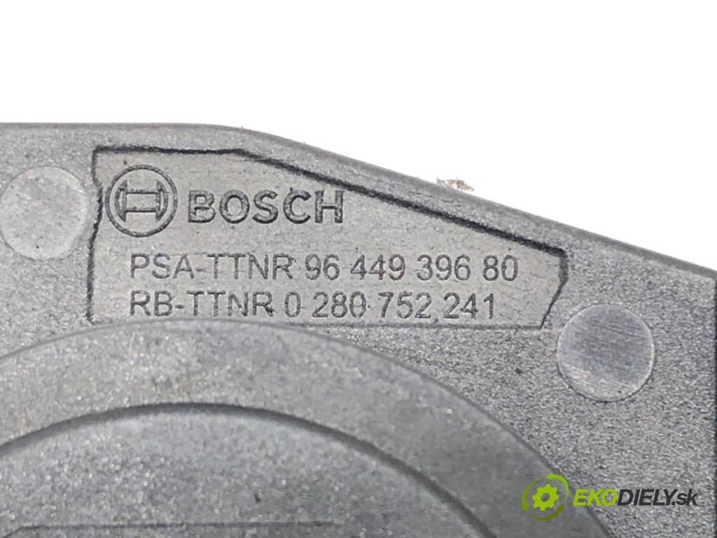 PEUGEOT 407 (6D_) 2004 - 2011    2.0 HDi 135 (6DRHRH, 6DRHRE, 6DRHRG, 6DRHRJ) 100 kW [136 KM] olej napędowy 2004 - 2010  Potenciometer plynu 9644939680 (Pedále)