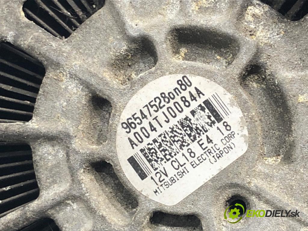 PEUGEOT 407 (6D_) 2004 - 2011    2.0 HDi 135 (6DRHRH, 6DRHRE, 6DRHRG, 6DRHRJ) 100 kW [136 KM] olej napędowy 2004 - 2010  Alternátor 9654752880 (Alternátory)