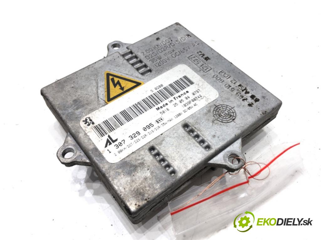 PEUGEOT 407 (6D_) 2004 - 2011    2.0 HDi 135 (6DRHRH, 6DRHRE, 6DRHRG, 6DRHRJ) 100 kW [136 KM] olej napędowy 2004 - 2010  Menič XENON 1307329095 (Riadiace jednotky xenónu)