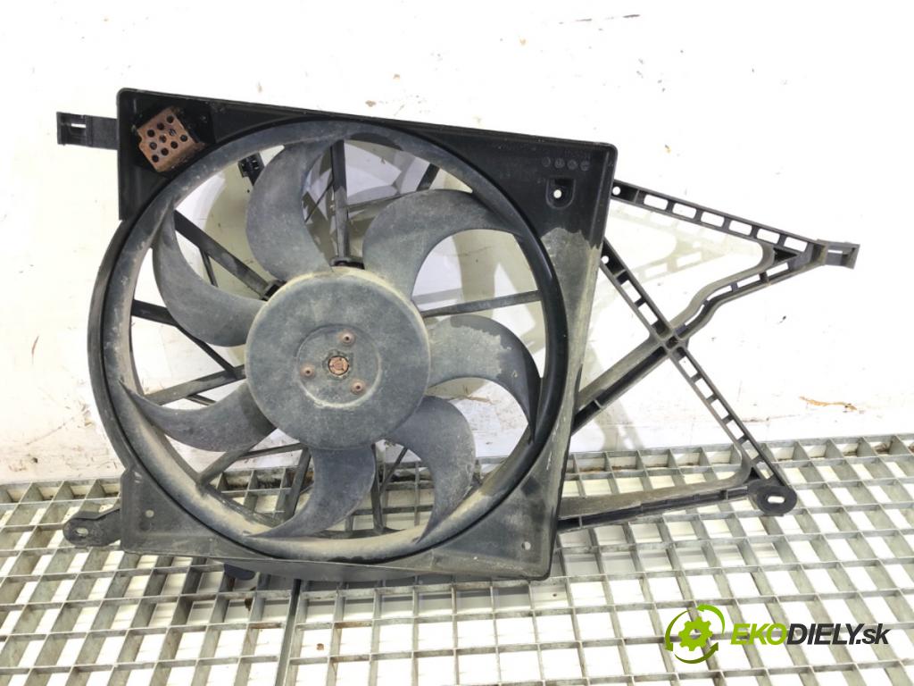 OPEL ASTRA G liftback (T98) 1998 - 2009    1.6 (F08, F48) 62 kW [84 KM] benzyna 2000 - 2005  Ventilátor chladiča 0130303841 90572750 (Ventilátory)