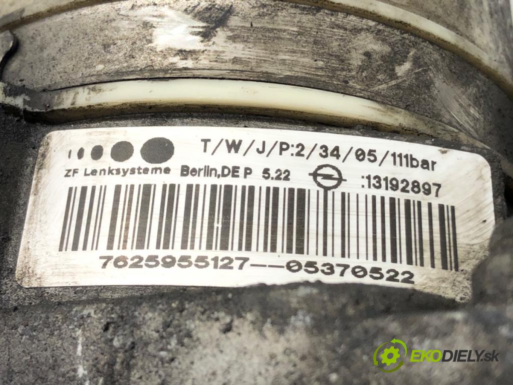 OPEL ZAFIRA B Nadwozie pełne/minivan (A05) 2005 - 2015    1.9 CDTI VAN (M75) 88 kW [120 KM] olej napędowy 2005 - 2015  Pumpa servočerpadlo 13192897 (Servočerpadlá, pumpy riadenia)