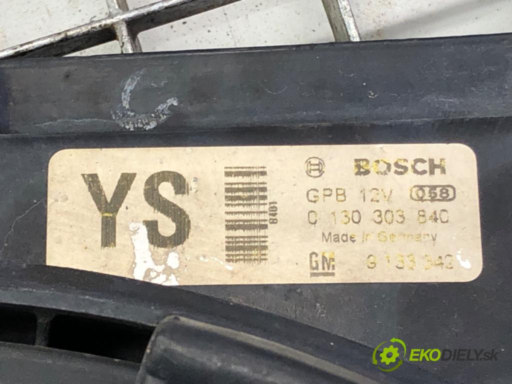 OPEL ASTRA G liftback (T98) 1998 - 2009    2.0 DTI 16V (F08, F48) 74 kW [101 KM] olej napędowy 1999 - 2005  Ventilátor klimatizácie 0130303840 (Ventilátory chladičov klimatizácie)