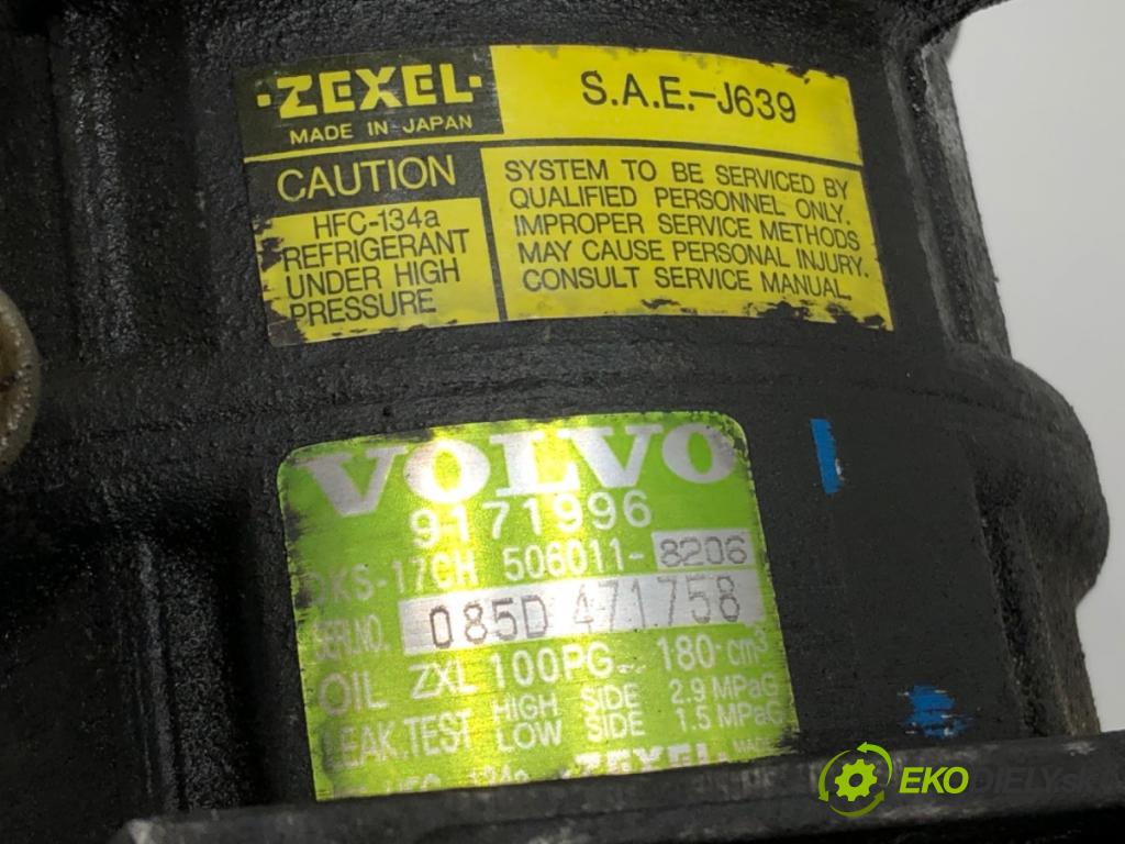 VOLVO S80 I (184) 1998 - 2008    2.8 T6 200 kW [272 KM] benzyna 1998 - 2001  Kompresor klimatizácie 9171996 (Kompresory klimatizácie)