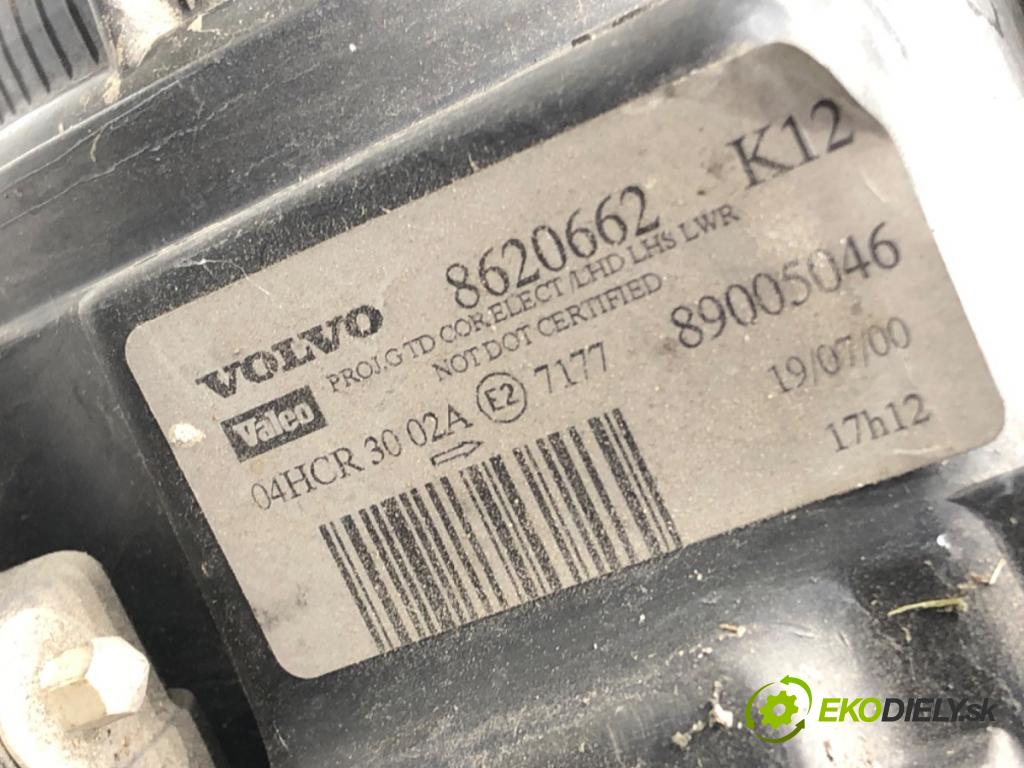 VOLVO S80 I (184) 1998 - 2008    2.8 T6 200 kW [272 KM] benzyna 1998 - 2001  Svetlomet ľavy predný 8620662