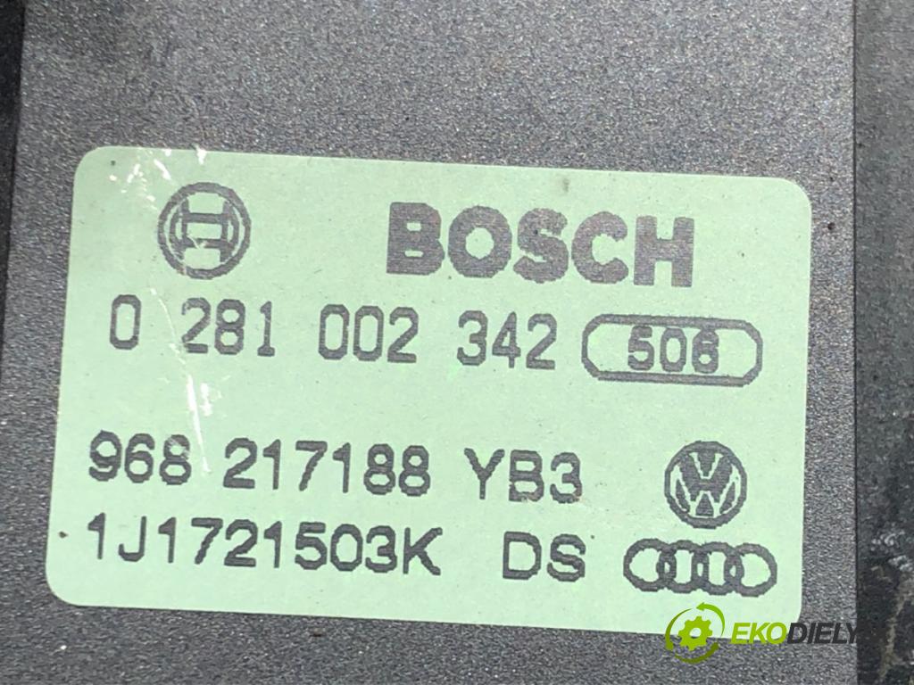 VW GOLF IV (1J1) 1997 - 2008    1.9 TDI 81 kW [110 KM] olej napędowy 1997 - 2004  Potenciometer plynu 0281002342 1J1721503K (Pedále)