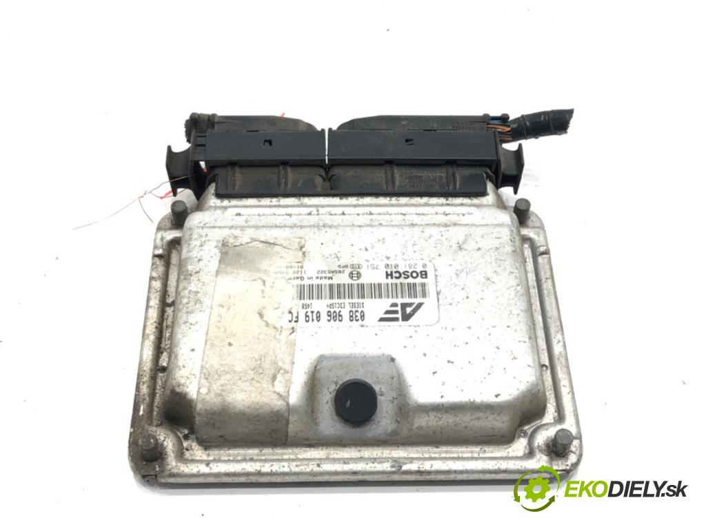 SEAT ALHAMBRA (7V8, 7V9) 1996 - 2010    1.9 TDI 85 kW [115 KM] olej napędowy 2000 - 2010  riadiaca jednotka Motor 038906019FC (Riadiace jednotky)