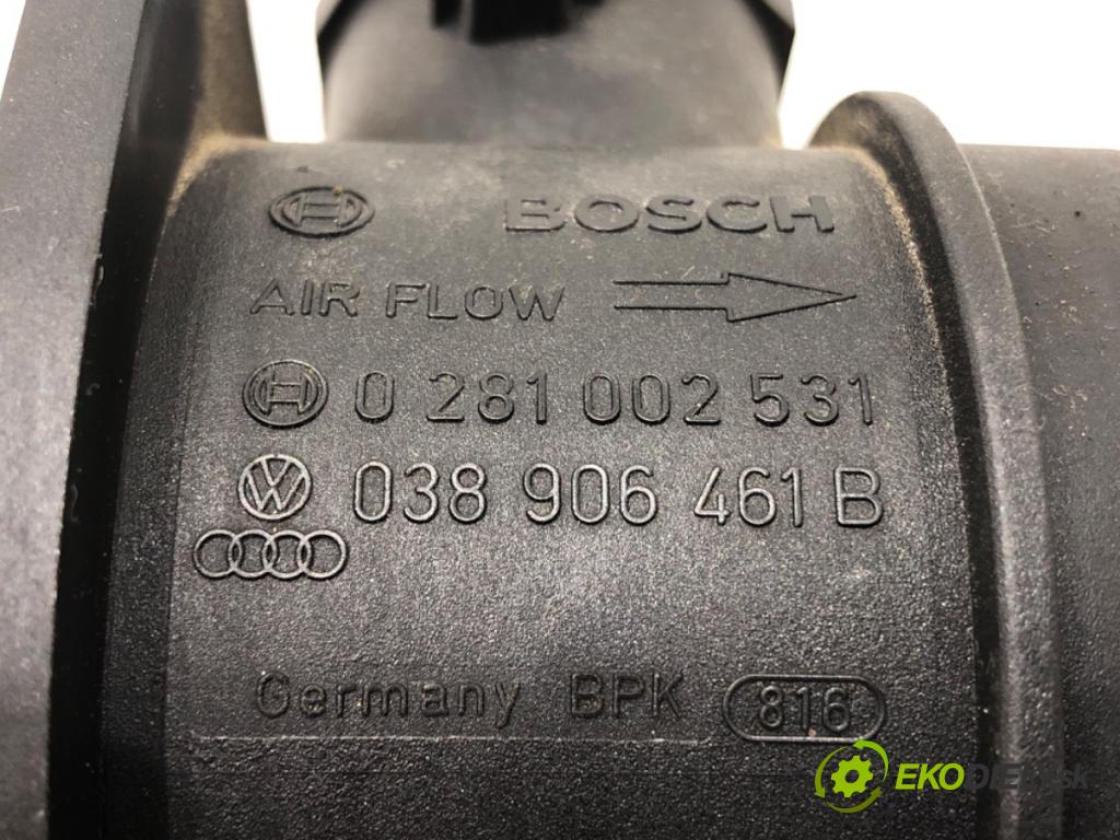 VW JETTA III (1K2) 2004 - 2013    1.9 TDI 77 kW [105 KM] olej napędowy 2005 - 2010  Váha vzduchu 0281002531 (Váhy vzduchu)