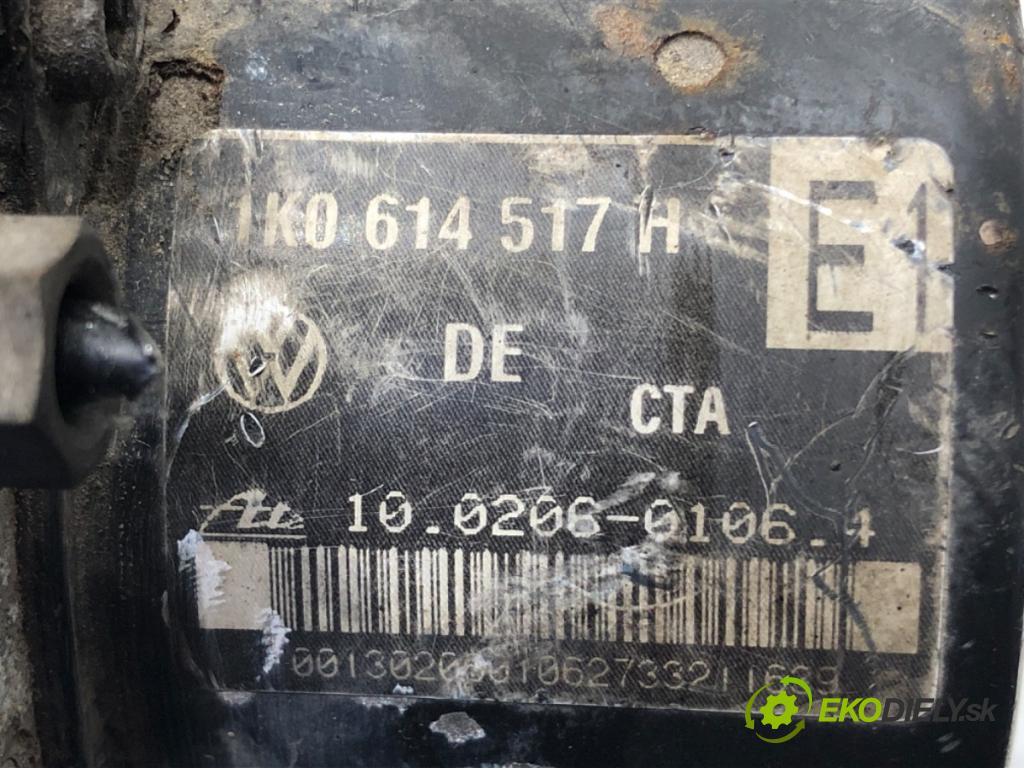VW JETTA III (1K2) 2004 - 2013    1.9 TDI 77 kW [105 KM] olej napędowy 2005 - 2010  Pumpa ABS 1K0614517H (Pumpy ABS)