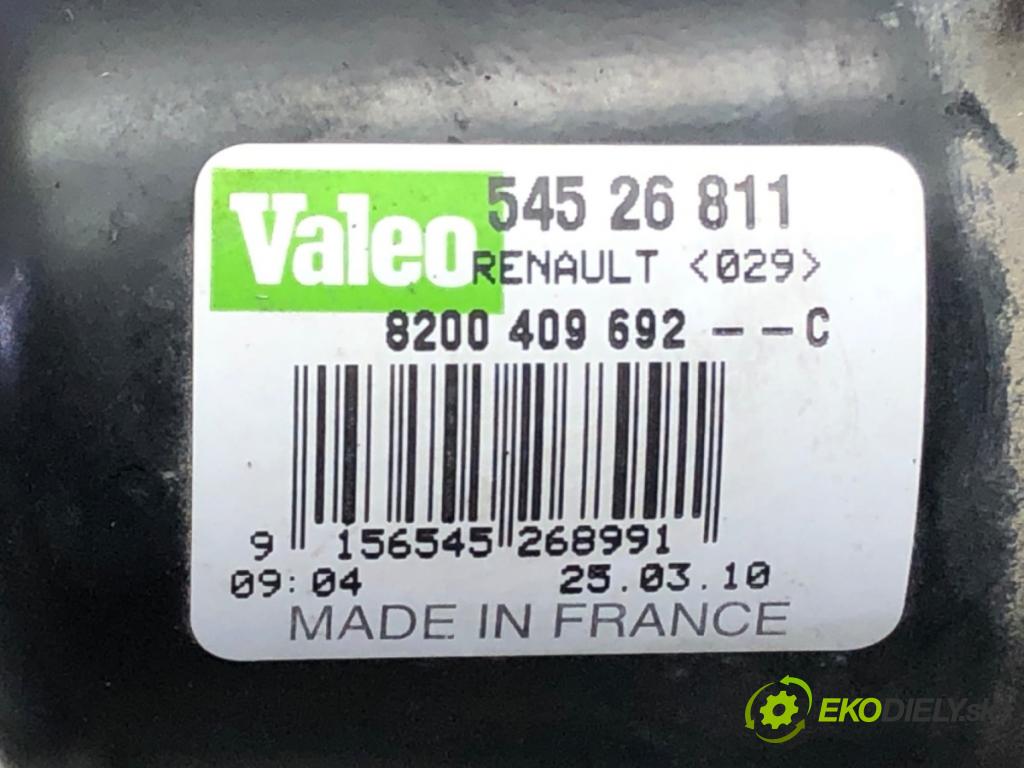 RENAULT KANGOO / GRAND KANGOO II (KW0/1_) 2008 - 2022    1.5 dCi 85 (KW0K, KW0L, KW0B) 63 kW [86 KM] olej napędowy 2008 - 2022  Mechanizmus stieračov predný 8200409692C (Motorčeky stieračov predné)