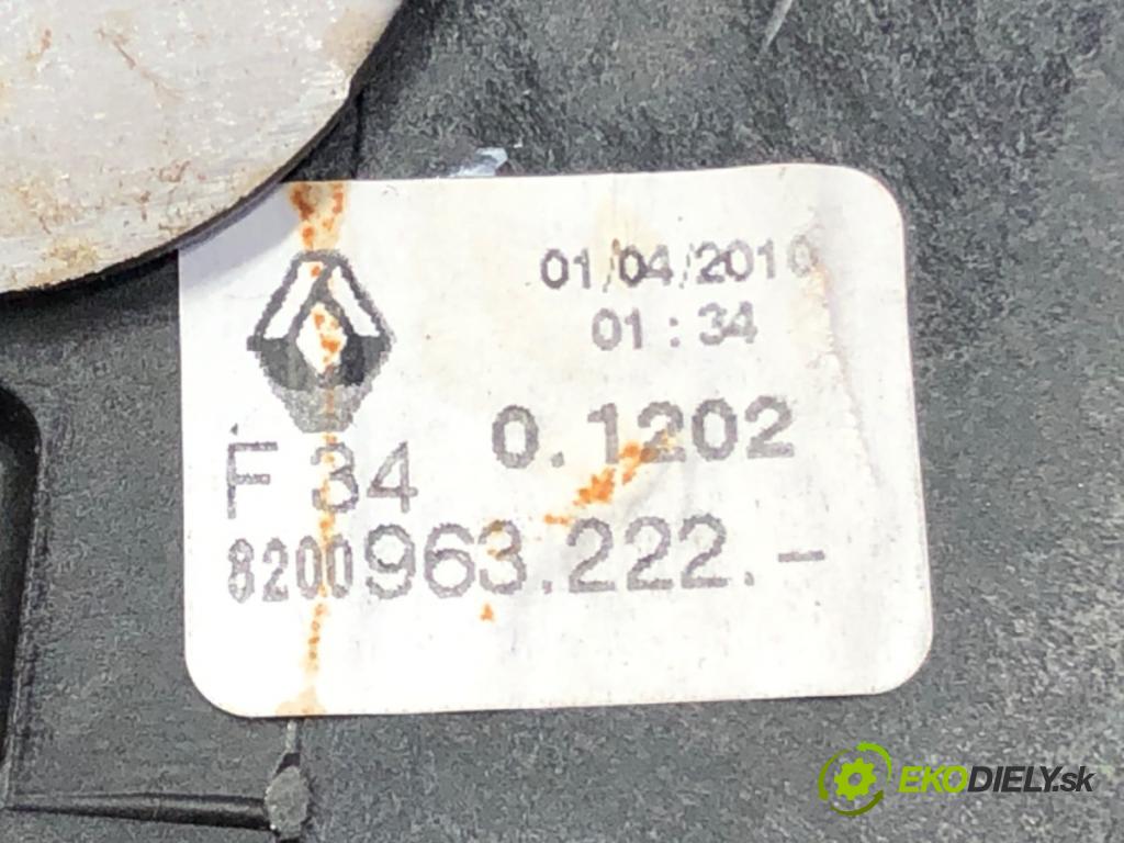 RENAULT KANGOO / GRAND KANGOO II (KW0/1_) 2008 - 2022    1.5 dCi 85 (KW0K, KW0L, KW0B) 63 kW [86 KM] olej napędowy 2008 - 2022  Kulisa 8200963222 (Rýchlostné páky / kulisy)