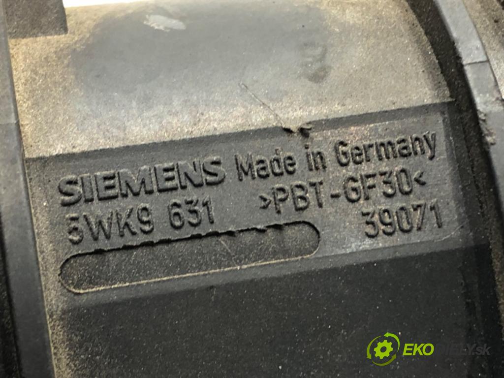 PEUGEOT 206 liftback (2A/C) 1998 - 2012    1.4 HDi eco 70 50 kW [68 KM] olej napędowy 2001 - 2009  Váha vzduchu 5WK9631 (Váhy vzduchu)