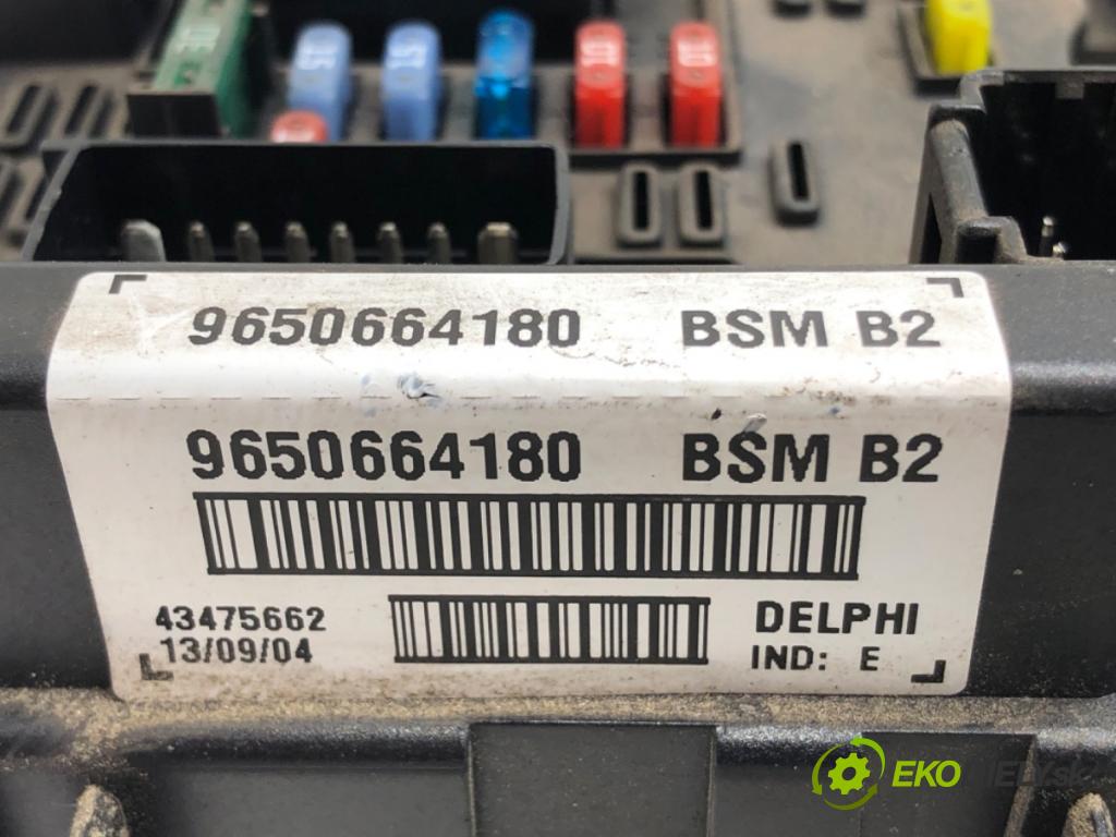 PEUGEOT 206 liftback (2A/C) 1998 - 2012    1.4 HDi eco 70 50 kW [68 KM] olej napędowy 2001 - 2009  Modul BSM 9650664180 (Ostatné)