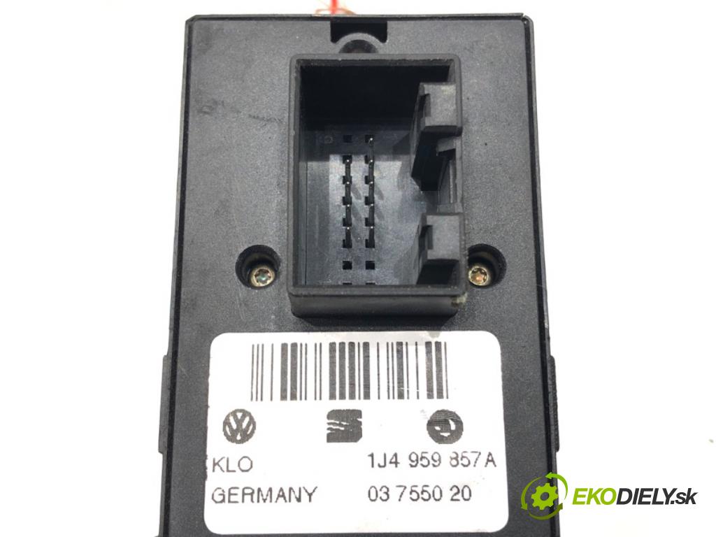 SKODA OCTAVIA I Combi (1U5) 1998 - 2010    1.8 20V 92 kW [125 KM] benzyna 1998 - 2000  Prepínač okien 1J4959857A (Prepínače, spínače, tlačidlá a ovládače kúrenia)