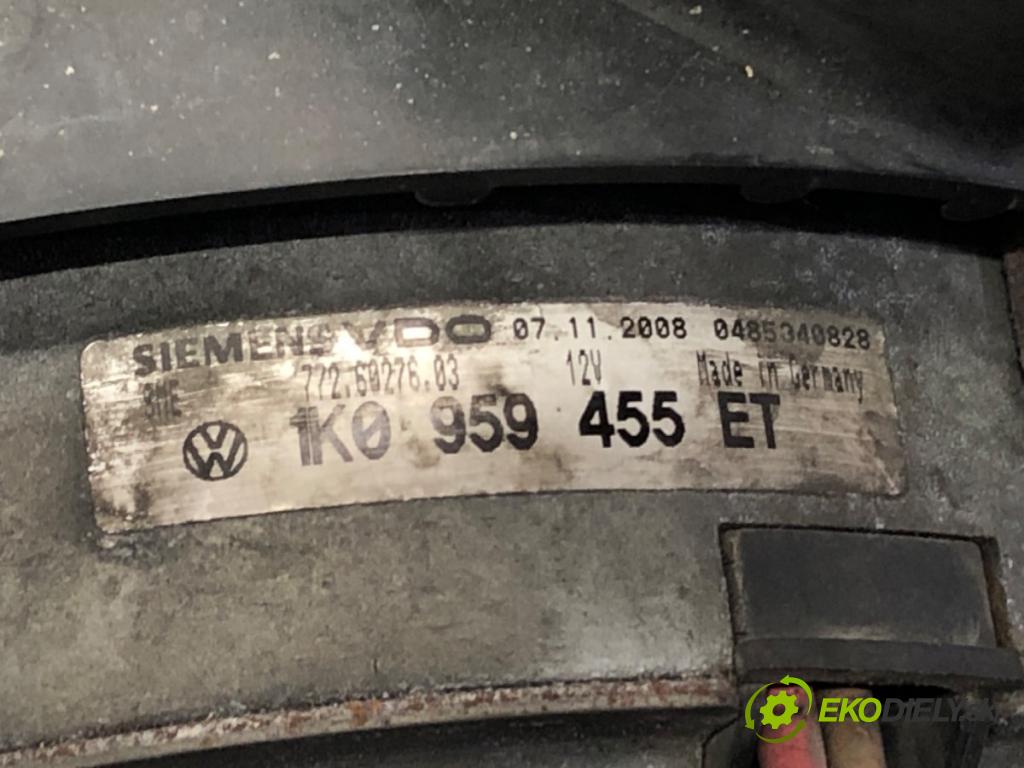 AUDI A3 (8P1) 2003 - 2013    2.0 TDI 16V 103 kW [140 KM] olej napędowy 2003 - 2012  Ventilátor klimatizácie 1K0959455ET (Ventilátory chladičov klimatizácie)