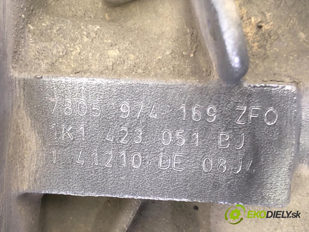 AUDI A3 (8P1) 2003 - 2013    2.0 TDI 16V 103 kW [140 KM] olej napędowy 2003 - 2012  riadenie 7805501228 1K1423059BJ (Riadenia)