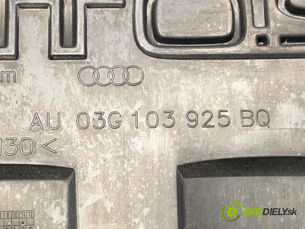 AUDI A3 (8P1) 2003 - 2013    2.0 TDI 16V 103 kW [140 KM] olej napędowy 2003 - 2012  kryt motora 03G103925BQ (Kryty motora)