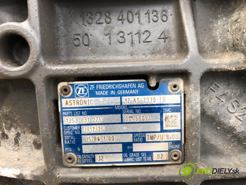 DAF XF 2012 - 2022    FT 460  Prevodovka 12AS2330TD (Prevodovky)