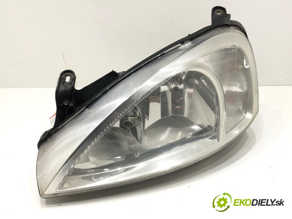 OPEL CORSA C (X01) 2000 - 2009    1.7 DTI (F08, F68) 55 kW [75 KM] olej napędowy 2000 - 2009  Svetlomet ľavy predný 9196231