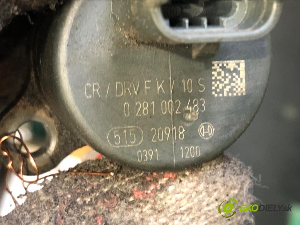 RENAULT SCÉNIC I nadwozie wielkoprzestrzenne (MPV) (JA0/1_, FA0_) 1999 - 2010    1.9 dCi (JA05, JA1F) 75 kW [102 KM] olej napędowy 1999 - 2003  Regulátor tlaku paliva 0281002483 (Ostatné)